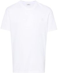 Sandro - T-Shirt mit Logo-Stickerei - Lyst