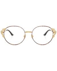 Versace - Tortoiseshell-Effect Medusa-Head Glasses - Lyst