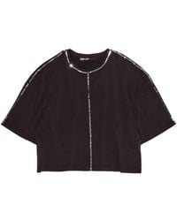 Bimba Y Lola - Sequin-Embellished T-Shirt - Lyst