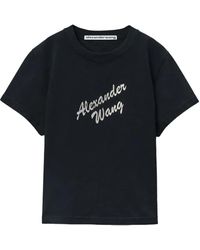 Alexander Wang - Shrunken T-Shirt - Lyst