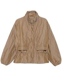 Paloma Wool - Lorde Ruched-Waist High-Neck Jacket - Lyst