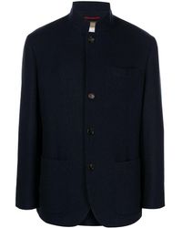 Brunello Cucinelli - Stand-collar Cashmere Coat - Lyst