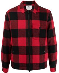 Woolrich - Plaid Check-pattern Shirt Jacket - Lyst