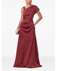 Savel - Natalia One-Shoulder Draped Maxi Gown - Lyst