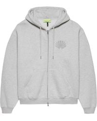 New Amsterdam - Logo-Embroidered Zip-Up Hoodie - Lyst