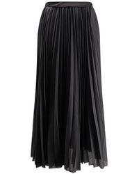 R2W - Arissto Pleated Maxi Skirt - Lyst