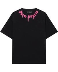 Palm Angels - Spray Neck Logo T-Shirt - Lyst
