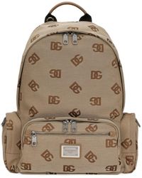 Dolce & Gabbana - Logo-print Zipped Backpack - Lyst