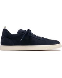 Officine Creative - Karma Suede Lace-Up Sneakers - Lyst