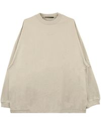 Fear Of God - Langarmshirt Mit Logo-Stickerei - Lyst