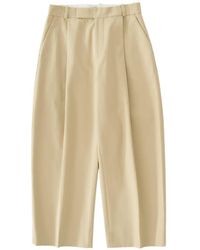 Studio Nicholson - Pleated Tab-Fastening Pull Trousers - Lyst