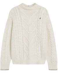 Scotch & Soda - Cable-Knit High-Neck Sweater - Lyst