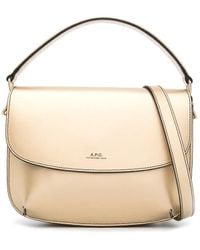 A.P.C. - Handtasche Mit Logo-Print - Lyst