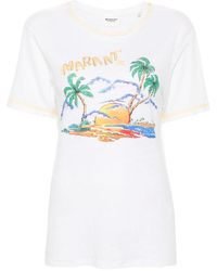 Isabel Marant - Zewel cotton T-shirt - Lyst