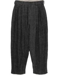 Ziggy Chen - Linnen Broek - Lyst
