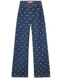 La DoubleJ - Geruite Jeans - Lyst