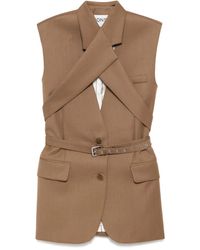 Monse - Cris-Cross Sleeveless Jacket - Lyst