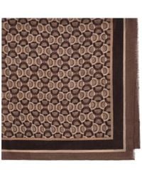 Maliparmi - Geometric-Print Fringed Scarf - Lyst