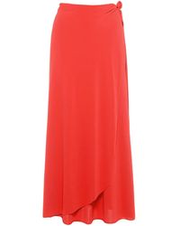 Eres - Falda midi Julieta drapeada - Lyst