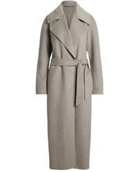 Ralph Lauren - Jas Met Ceintuur En Dubbele Rij Knopen - Lyst