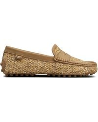 Tod's - Tweed Loafers - Lyst