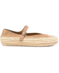 Loewe - Rio Mary-Janes Mit Gewebtem Besatz - Lyst