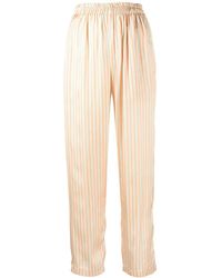 Bambah - Stripe-Print Straight-Leg Trousers - Lyst
