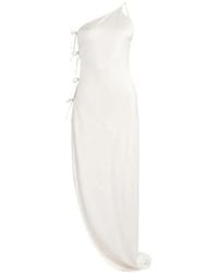 Rick Owens - Taco One-Shoulder Side-Tie Maxi Dress - Lyst