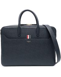 Thom Browne - Pebble-grain Leather Business Bag - Lyst