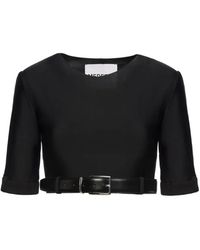 MEDEA - Belted Deconstructed Blouse - Lyst