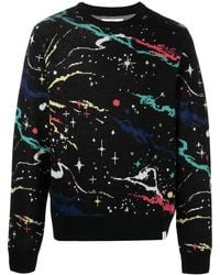 BBCICECREAM - Paint Splatter-Print Crew Neck Jumper - Lyst