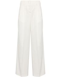 Golden Goose - Pleated Wide-leg Trousers - Lyst