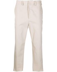 Fendi - Cropped Straight-leg Trousers - Lyst