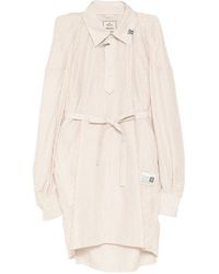 Maison Mihara Yasuhiro - Striped Sleeveless Shirt Dress - Lyst