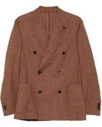 Lardini - Blazer À Boutonnière Croisée - Lyst