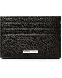 Tombolini - Logo-Plaque Pebbled Leather Cardholder - Lyst