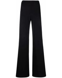 Alberta Ferretti - High-Waisted Flared Trousers - Lyst