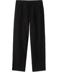 Burberry - Linen Trousers - Lyst