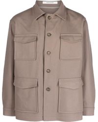 Tagliatore - Button-up Knitted Shirt Jacket - Lyst