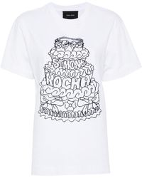 Simone Rocha - Cake-print Cotton T-shirt - Lyst