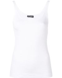 Dolce & Gabbana - Camiseta de tirantes con corte slim - Lyst