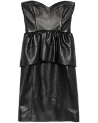 Fendi - Strapless Peplum Midi Dress - Lyst