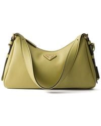 Prada - Aimée Medium Suède Schoudertas - Lyst