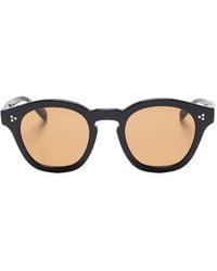 Oliver Peoples - Boudreau L.A Round-Frame Sunglasses - Lyst