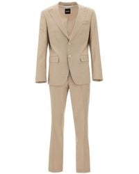 BOSS - Button Peaked Lapels Suit (Set Of Two) - Lyst