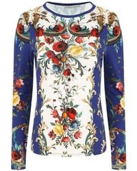 Alice + Olivia - Delaina Floral-Print T-Shirt - Lyst