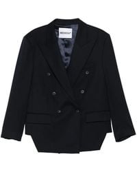 MEDEA - Trapezoid Double-Breasted Blazer - Lyst