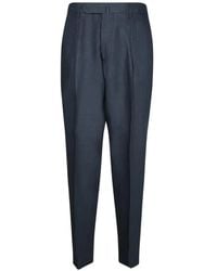Dell'Oglio - Pressed-Crease Tailored Trousers - Lyst