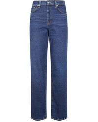 7 For All Mankind - Jean À Coupe Cinq Poches - Lyst