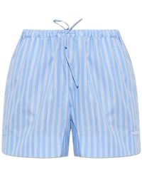 Hunza G - Essential Stripe-Print Shorts - Lyst